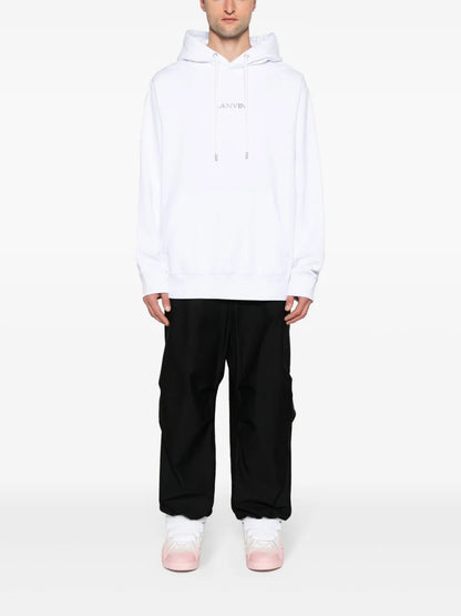 Logo-Embroidered Cotton Hoodie