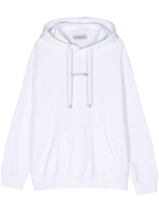 Logo-Embroidered Cotton Hoodie