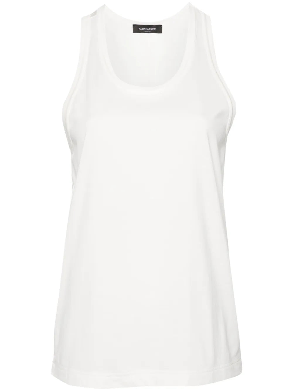 Panelled Cotton Tank Top