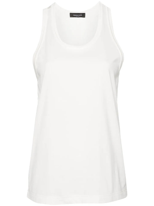 Panelled Cotton Tank Top