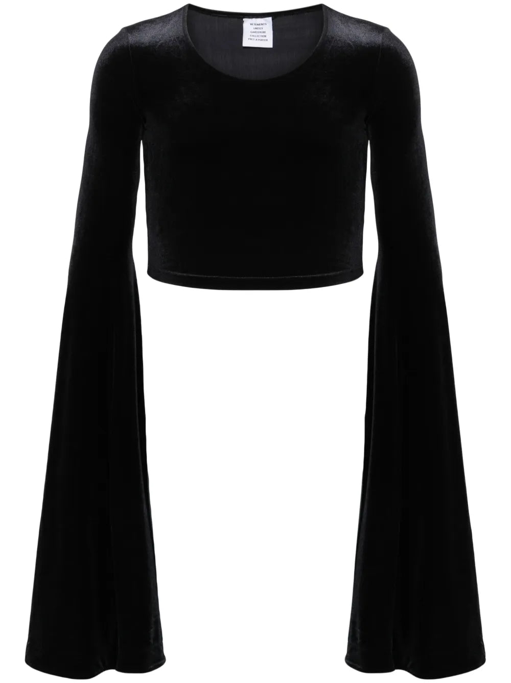 Velour Cropped Top