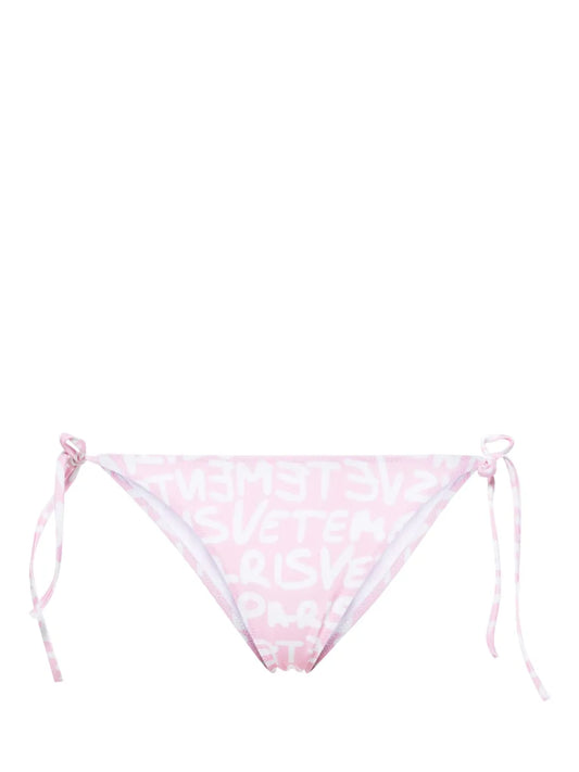 Logo-Print Bikini Bottoms