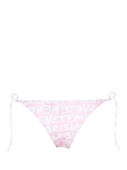 Logo-Print Bikini Bottoms