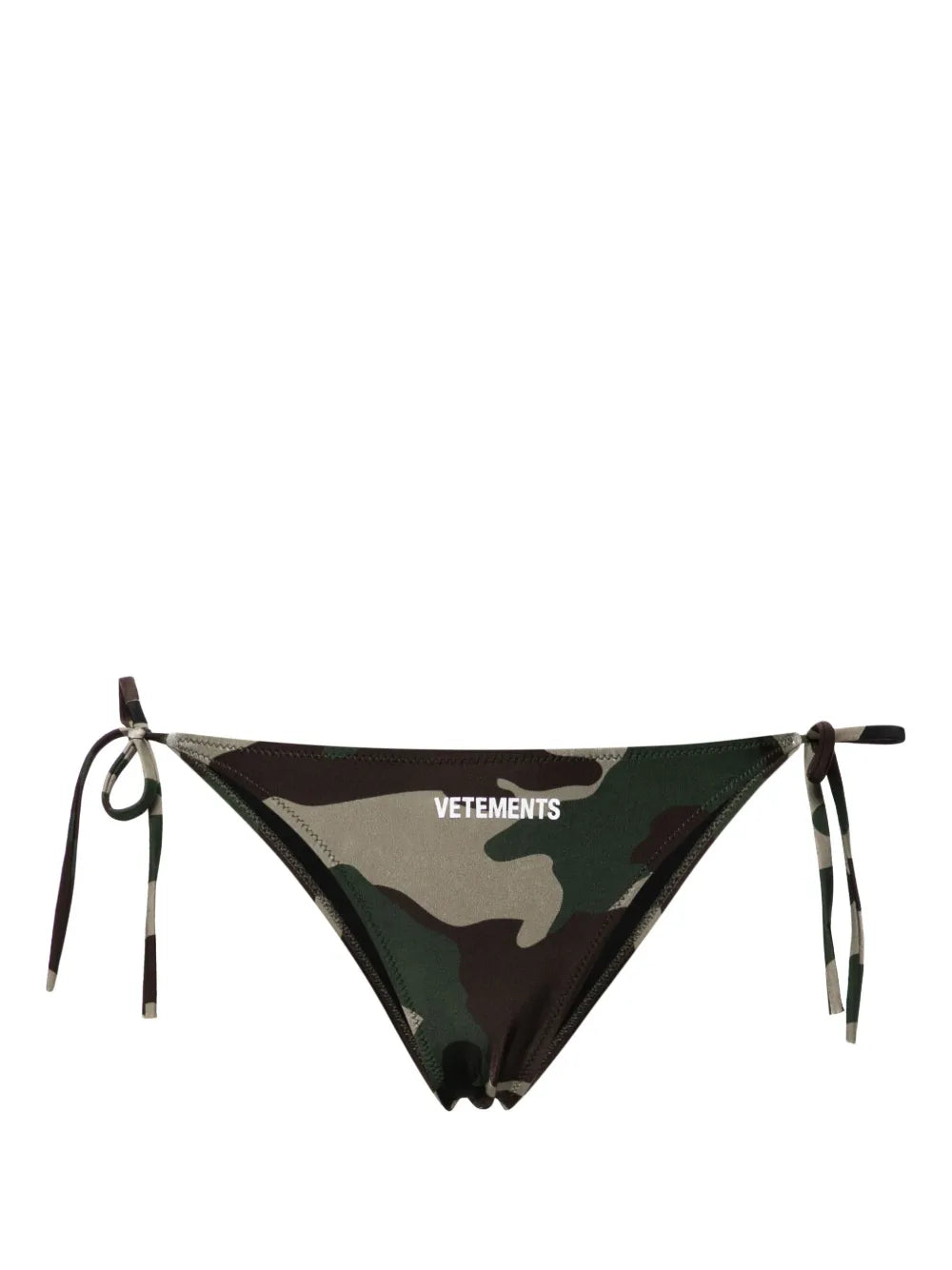 Camouflage-Print Bikini Bottoms