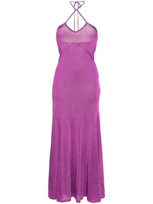 Fine-Knit Maxi Dress