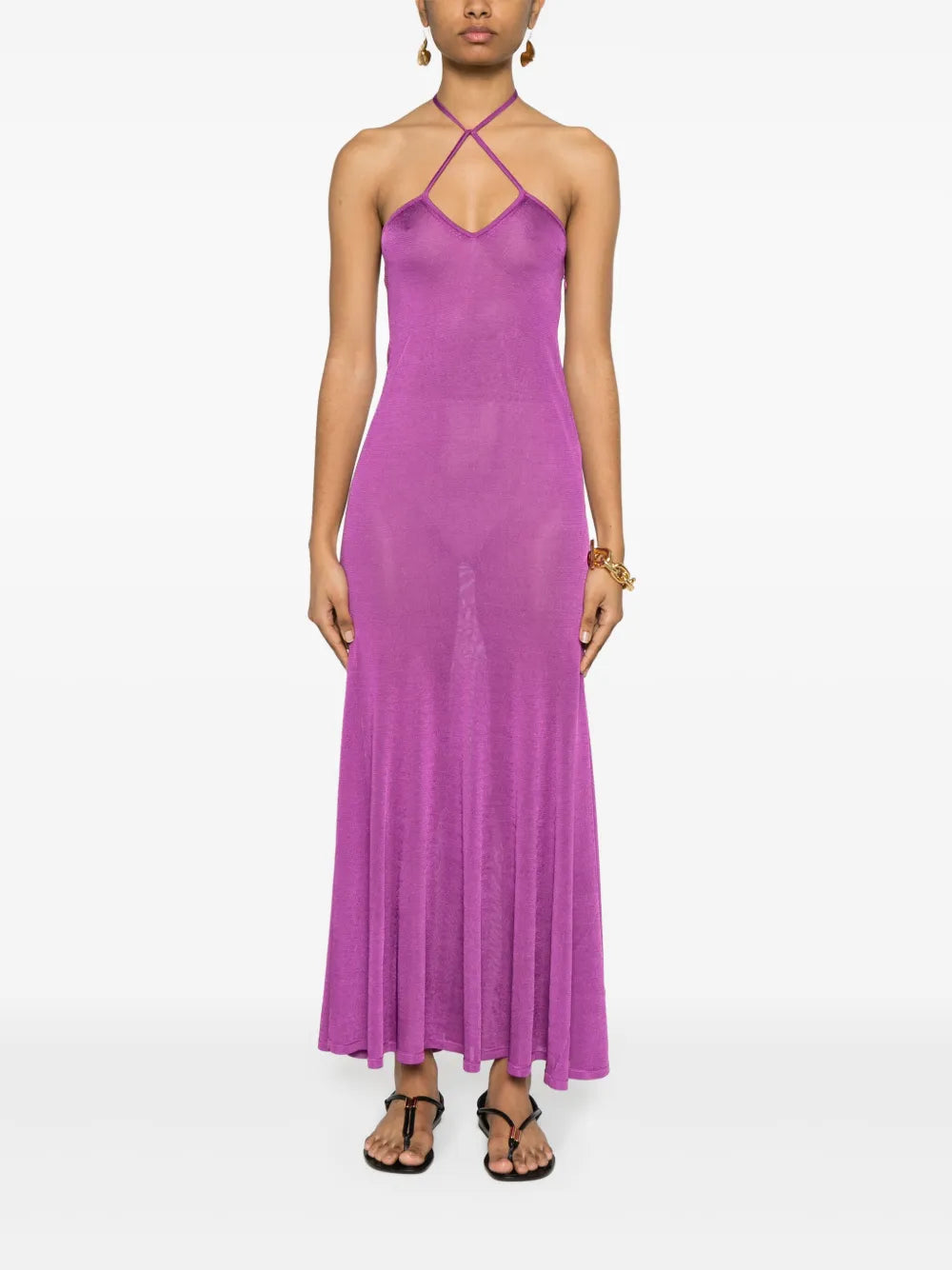 Fine-Knit Maxi Dress