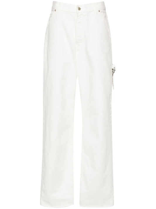 Lisa Mid-Rise Wide-Leg Jeans