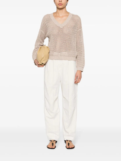 Mid-Rise Tapered-Leg Jeans