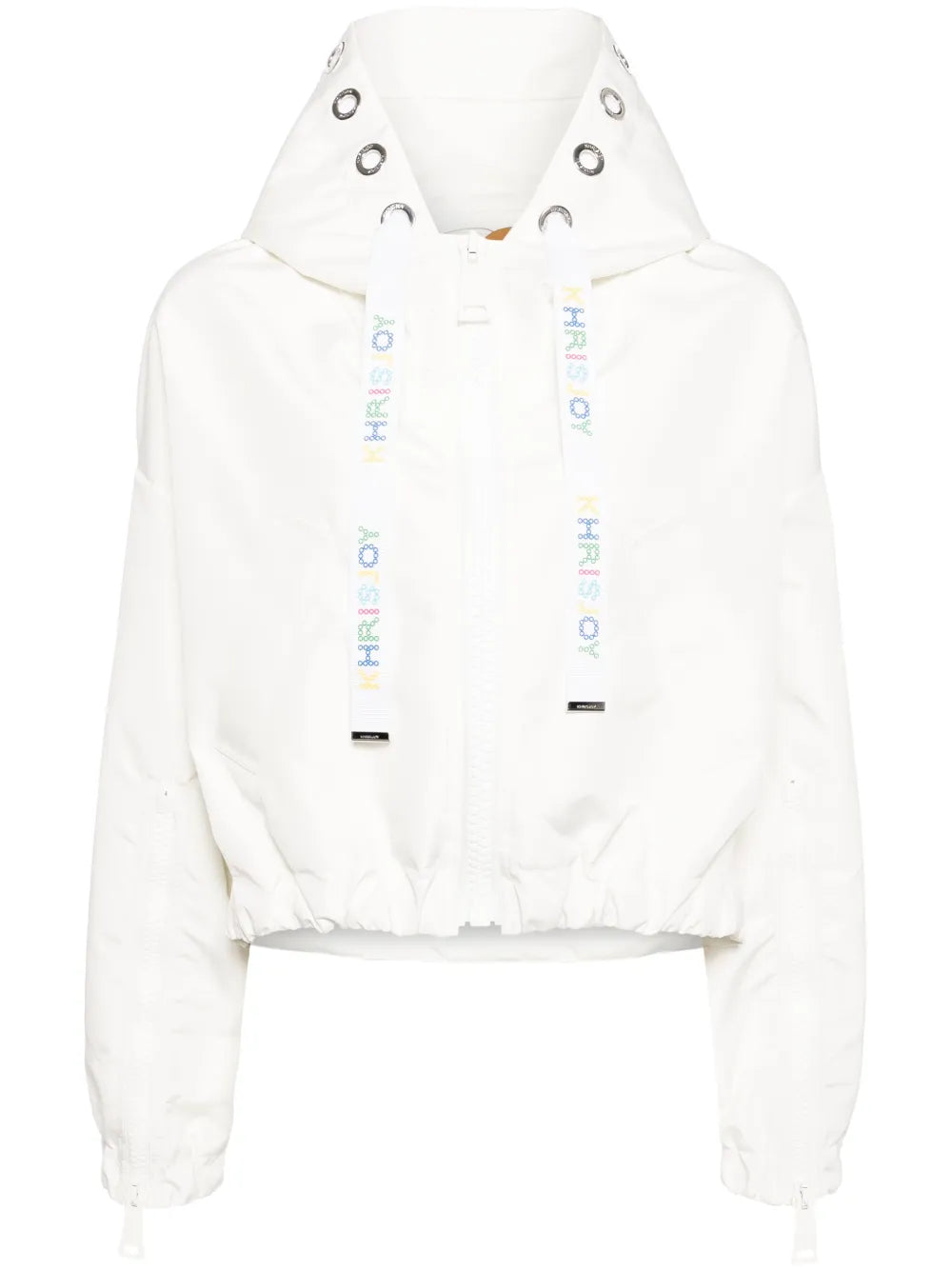 Hooded Cropped Windbreaker