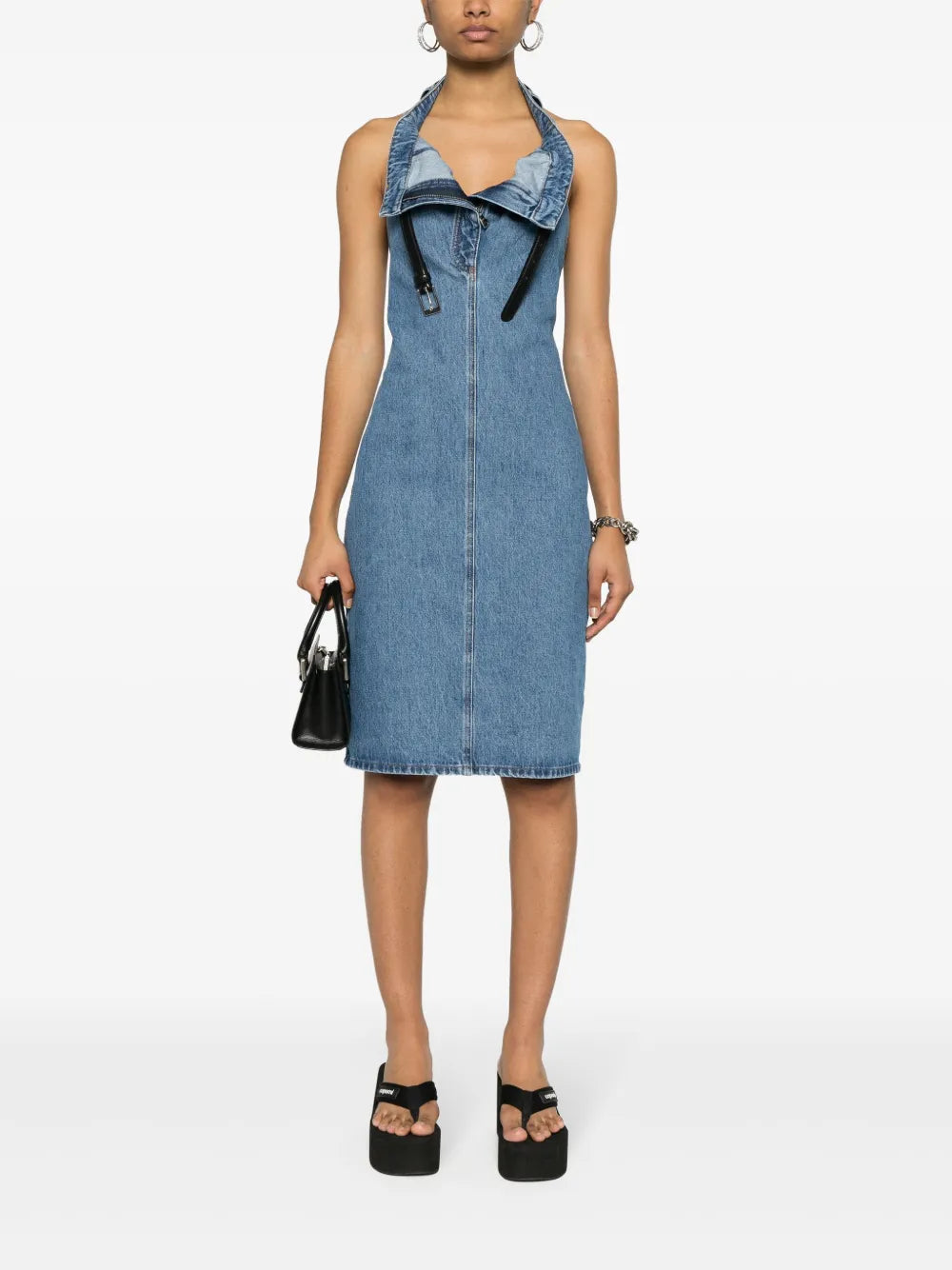 Open-Back Midi Dress
