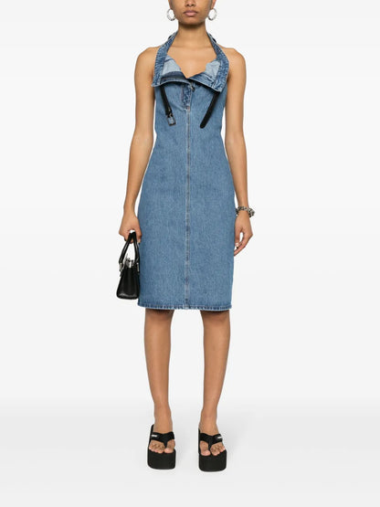 Open-Back Midi Dress