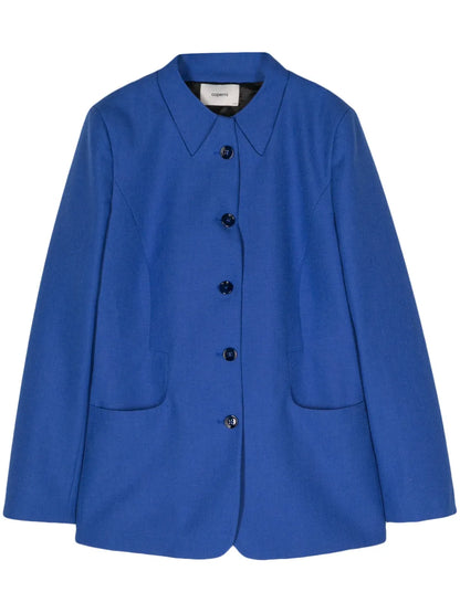 Wool Single-Breasted Blazer