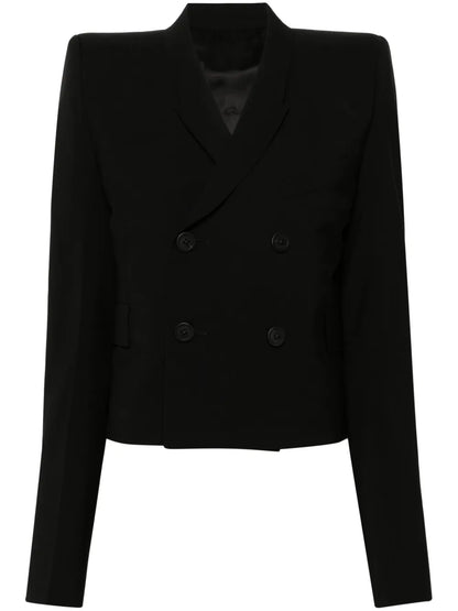 Double-Breasted Wool Blazer