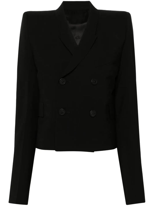 Double-Breasted Wool Blazer