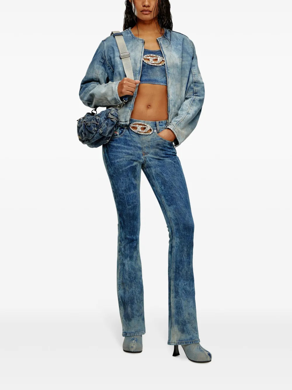 De-Top-Fsd Crystal-Embellished Top