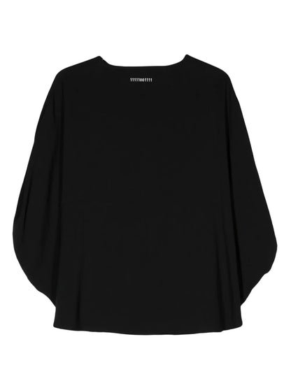 Circle Crepe Blouse