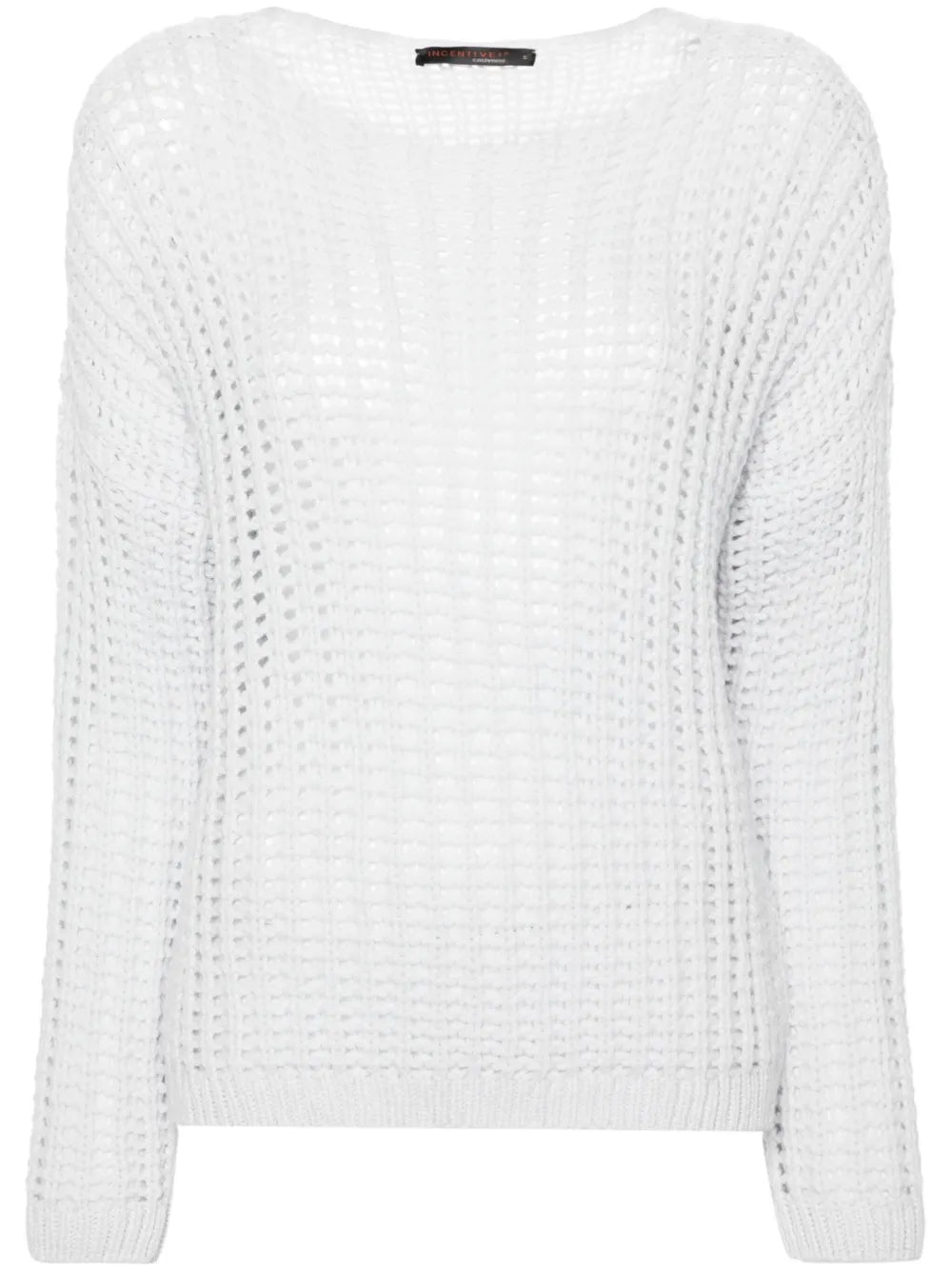 Open-Knit Cashmere Jumper