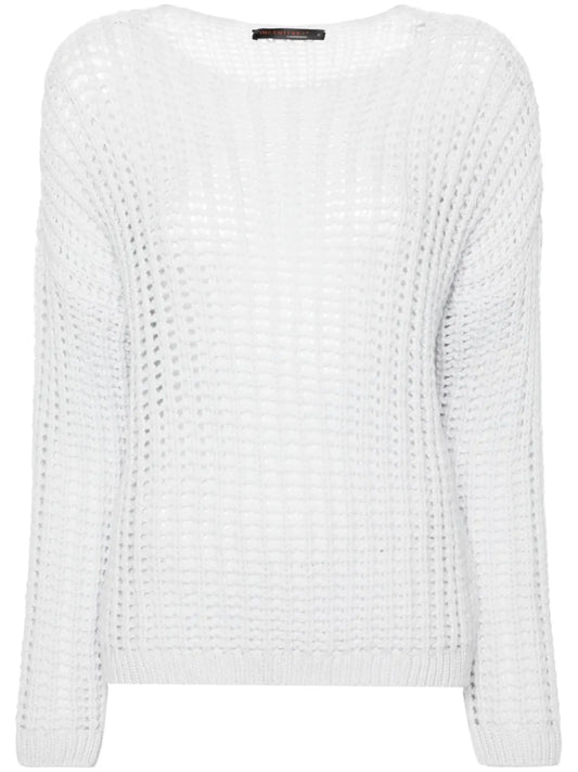 Open-Knit Cashmere Jumper