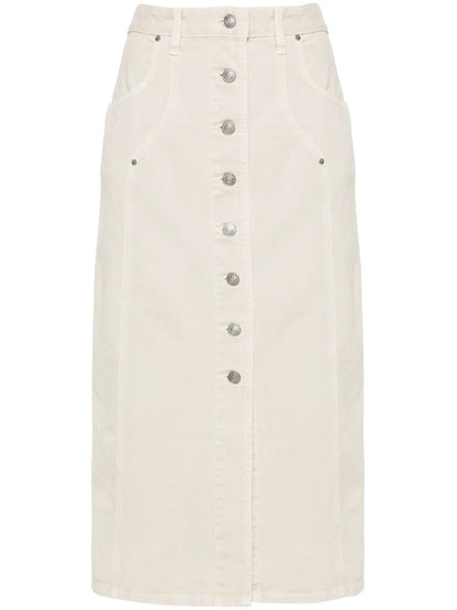 Vandy Denim Midi Skirt