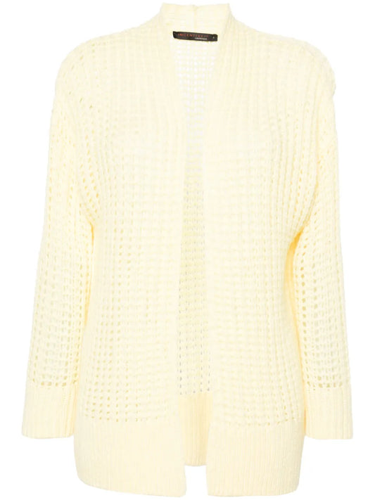 Open-Knit Cashmere Cardigan