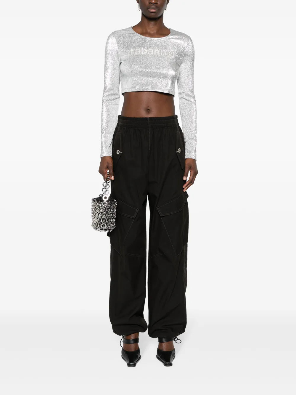 Gem-Logo Cropped T-Shirt