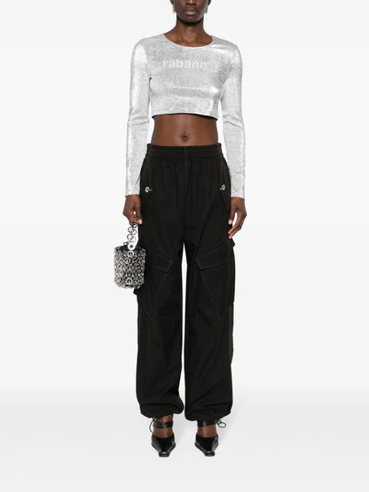 Gem-Logo Cropped T-Shirt
