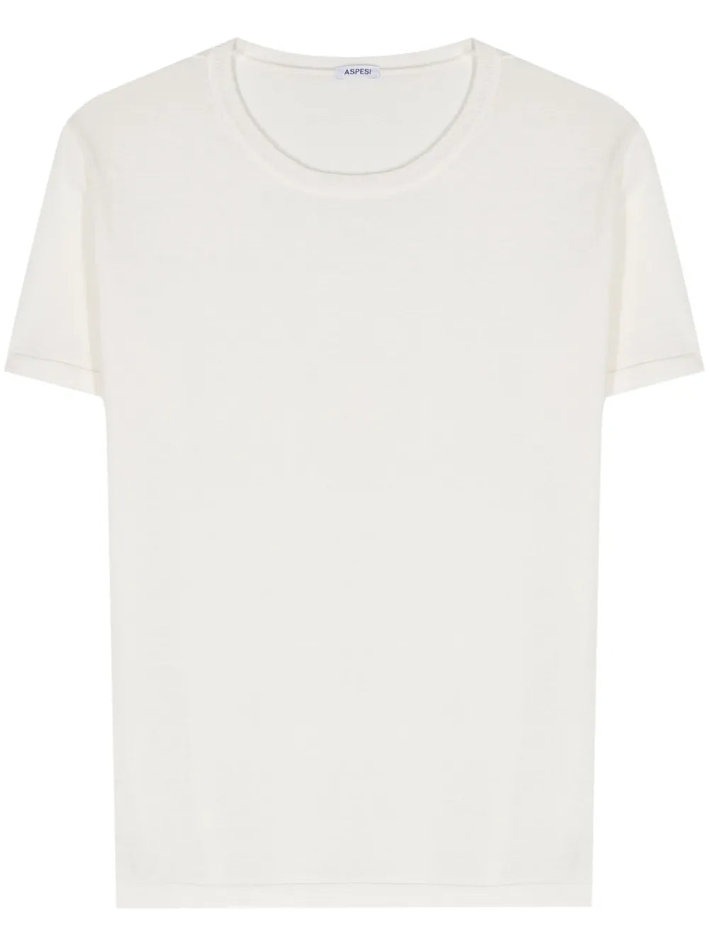 Fine-Knit Short-Sleeved Jumper