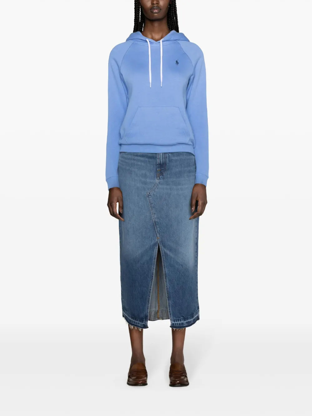 Polo Pony Cotton Blend Hoodie