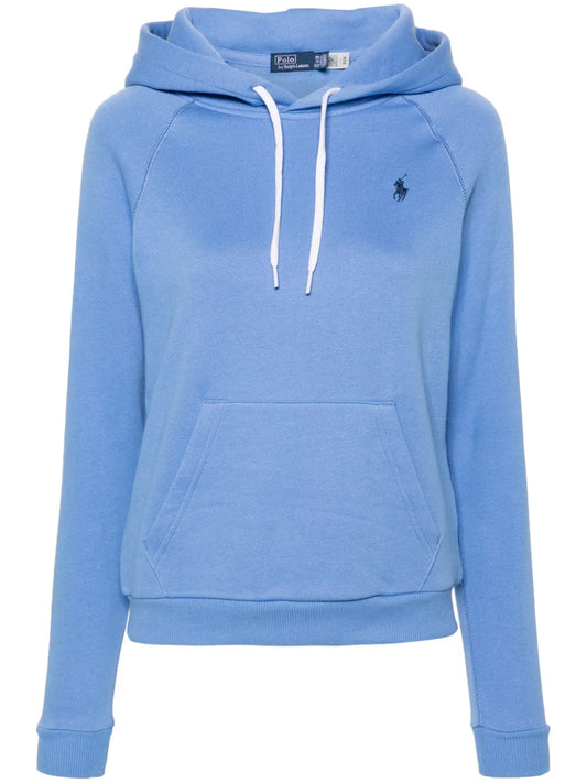 Polo Pony Cotton Blend Hoodie
