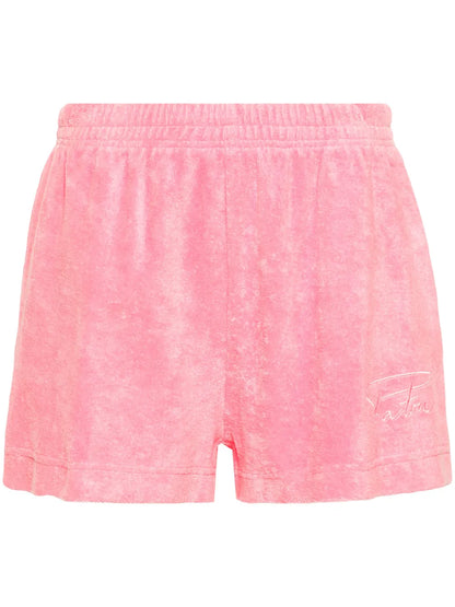 Logo-Embroidered Terry Shorts