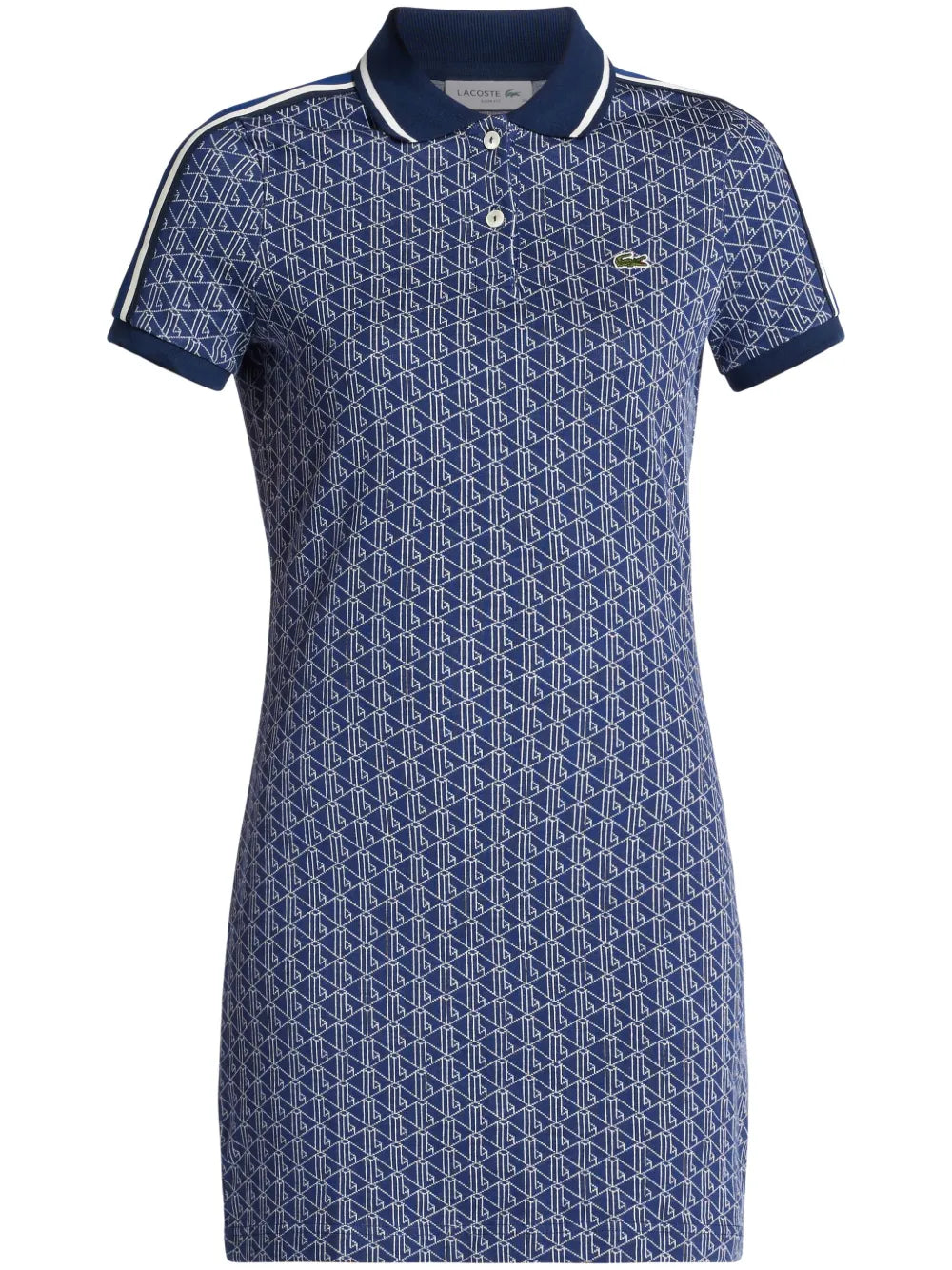 Monogram-Jacquard Cotton Minidress