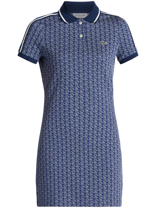 Monogram-Jacquard Cotton Minidress