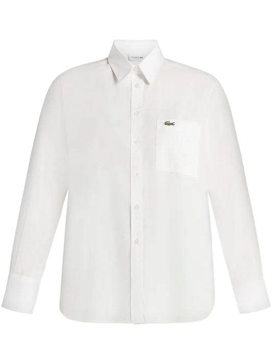 Logo-Appliqué Cotton Shirt