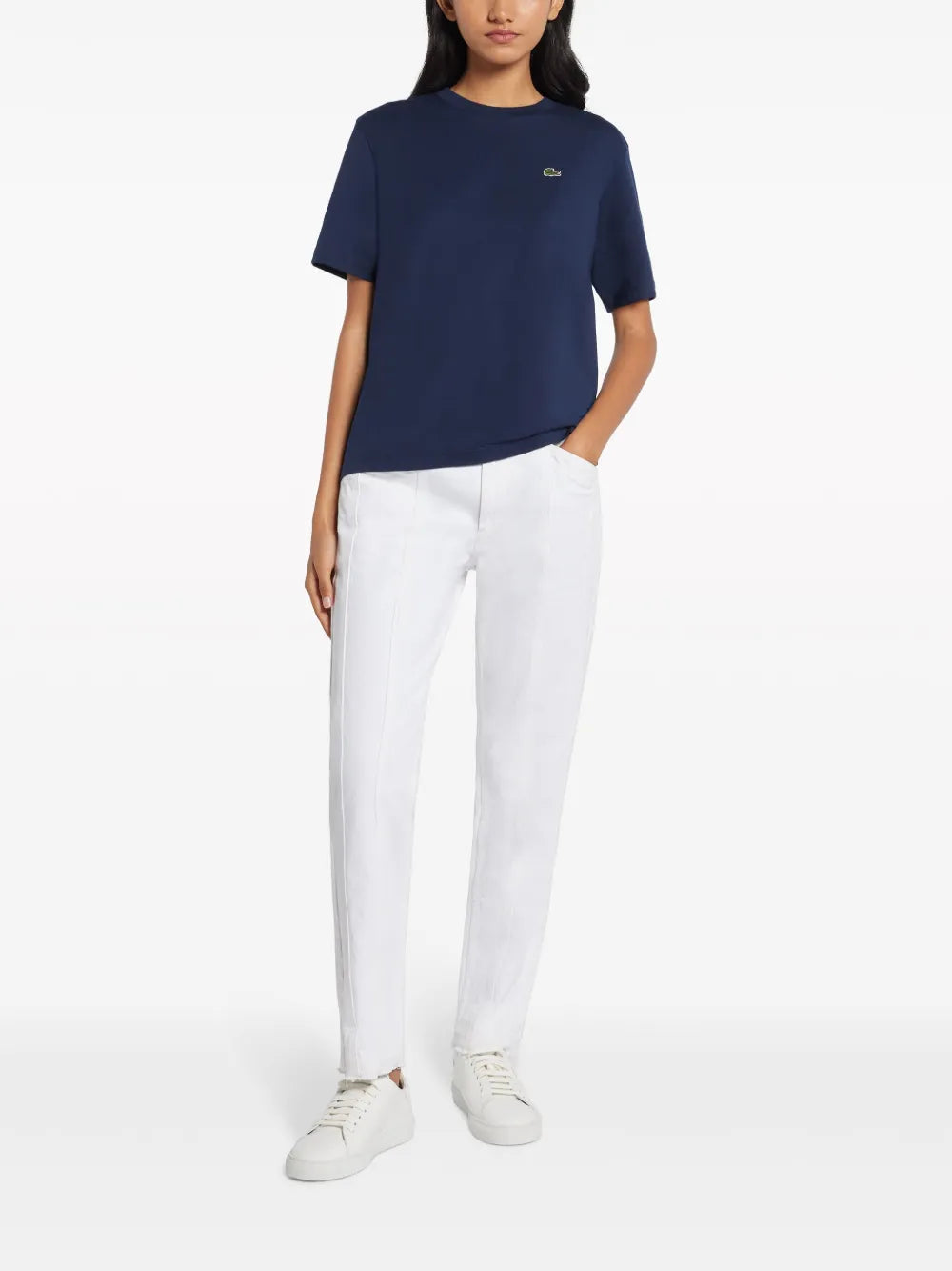 Logo-Patch Cotton T-Shirt
