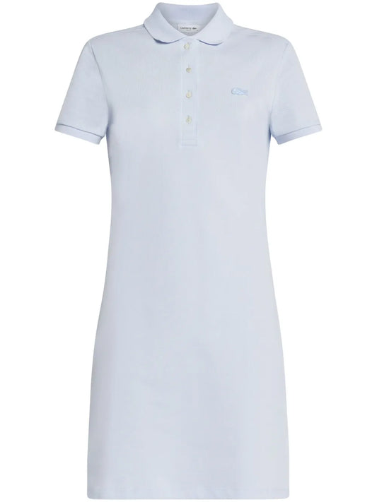 Logo-Appliqué Cotton Polo Dress