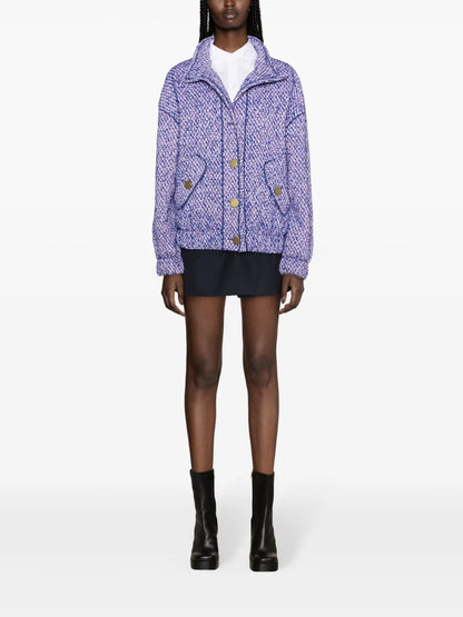 Tweed Bomber Jacket