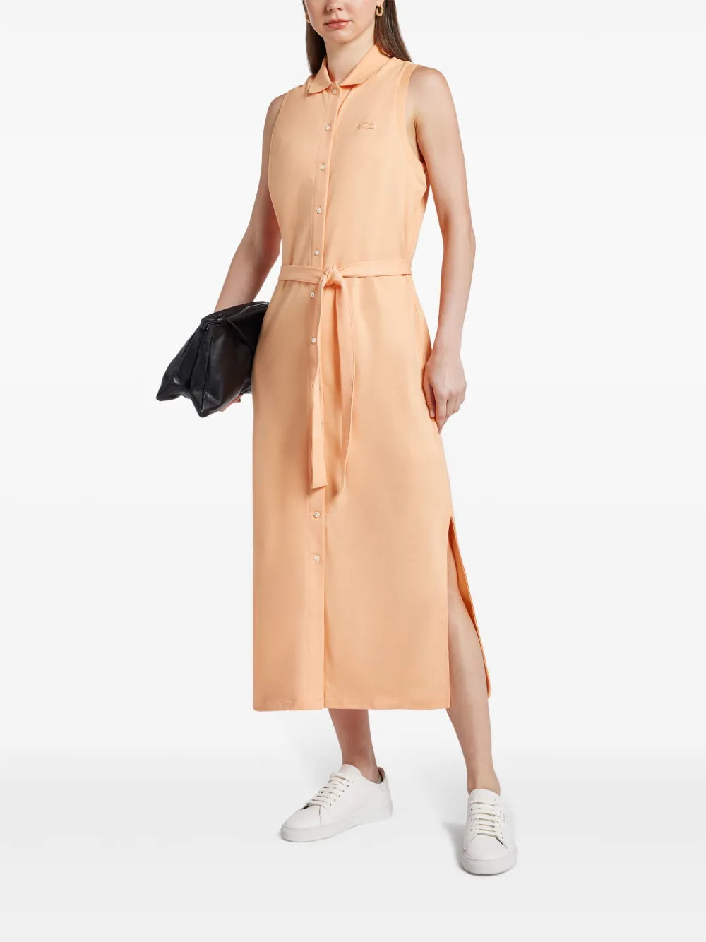 Logo-Patch Cotton Dress
