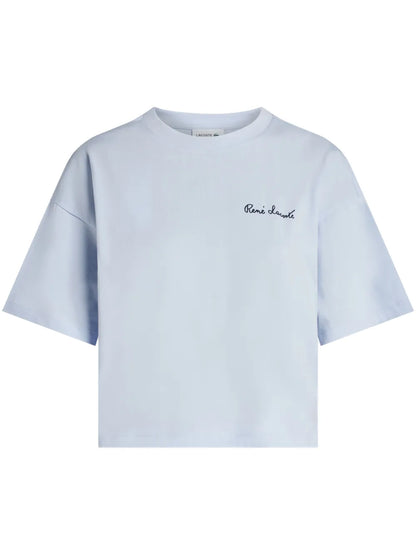 Logo-Patch Cotton T-Shirt