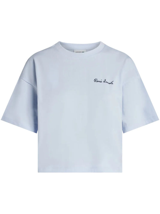Logo-Patch Cotton T-Shirt