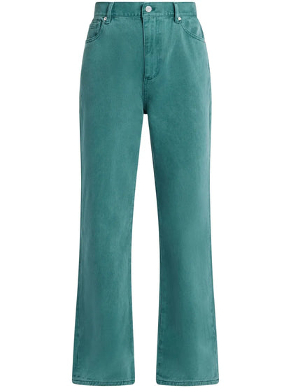 Straight-Leg Cotton Jeans