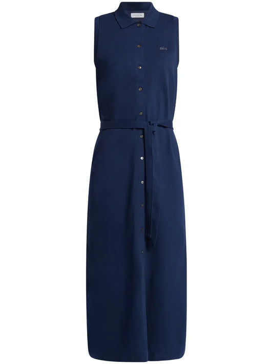 Logo-Patch Cotton Dress