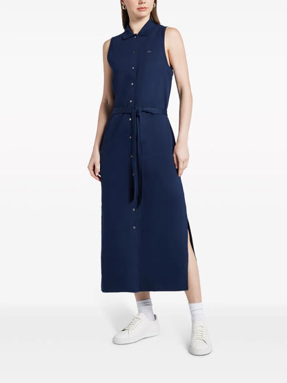 Logo-Patch Cotton Dress