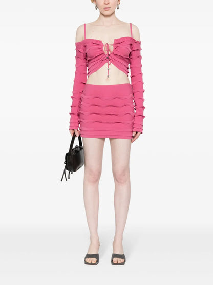 Ruffled Mini Skirt