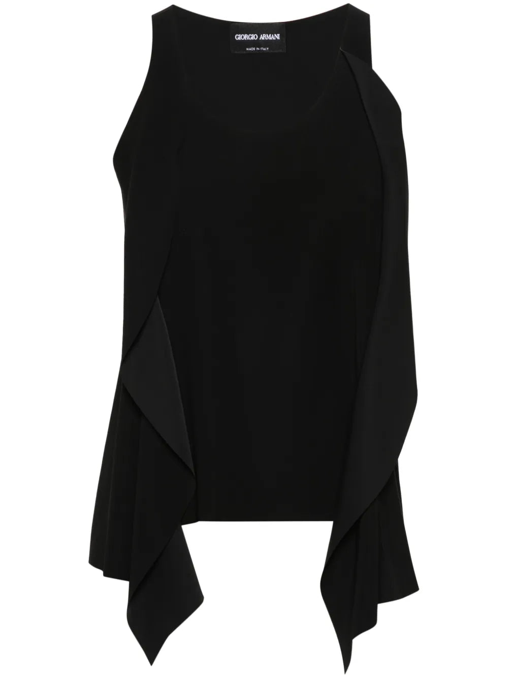 Ruffled-Detail Sleeveless Top