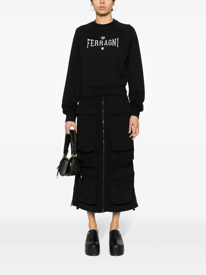 Embroidered-Logo Cotton Sweatshirt