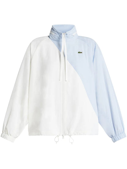 Two-Tone Mock-Neck Jacket