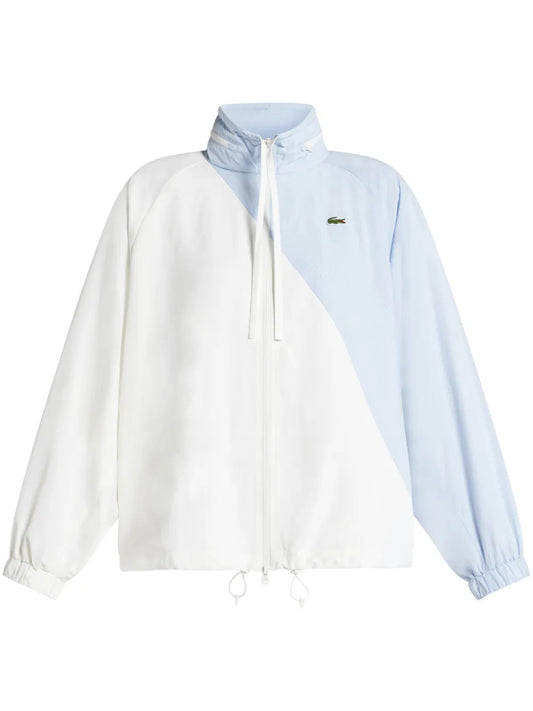 Two-Tone Mock-Neck Jacket