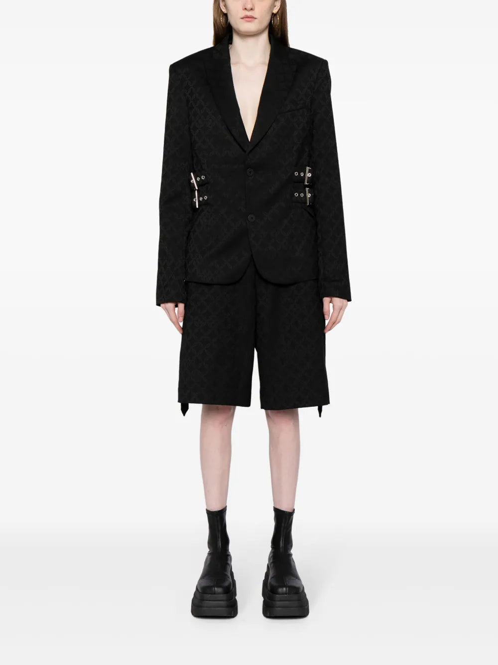 Logo-Appliqué Knee-Length Shorts
