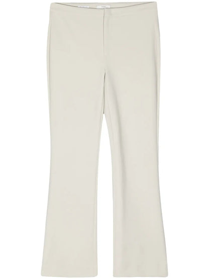 Mid-Rise Flared Trousers