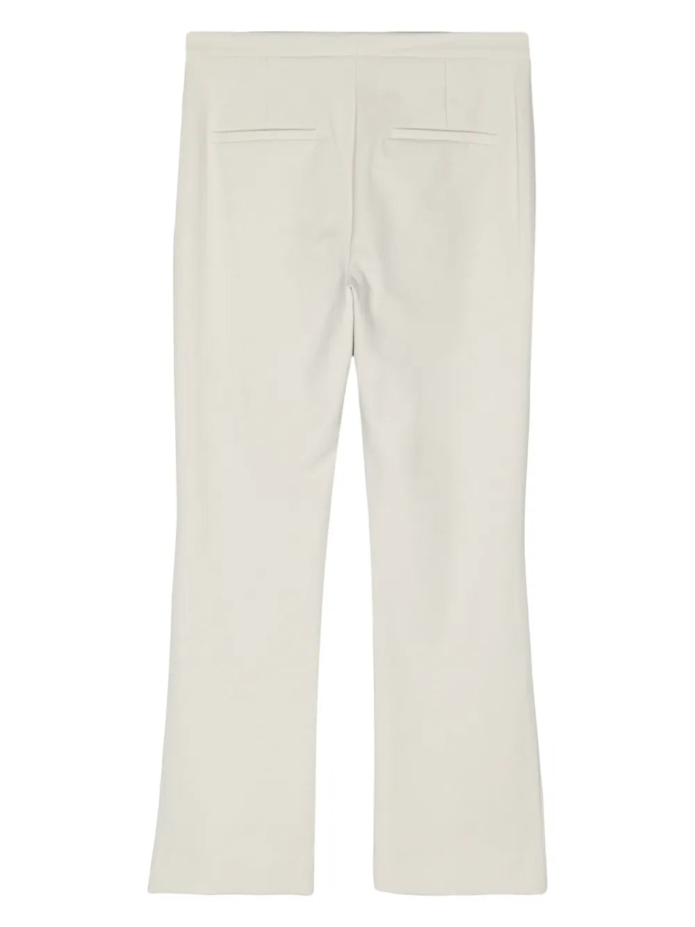 Mid-Rise Flared Trousers